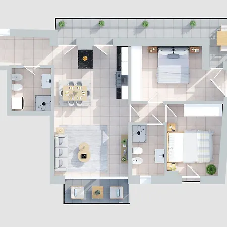 Magic Deluxe - Free Parking Apartament